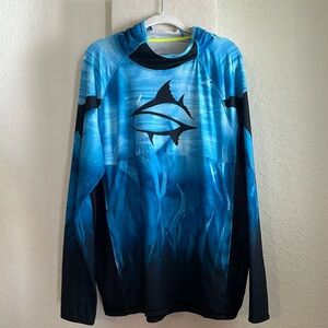 Loco Kaile fishing performance hoodie long sleeve fishing shirt  XL
